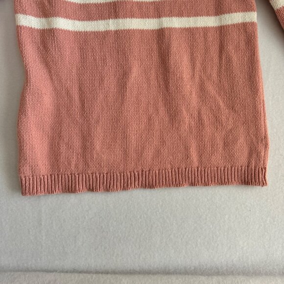 BODEN Women’s Sweater M Arianna Striped Crew Neck Bell Sleeve Pink - Picture 9 of 9